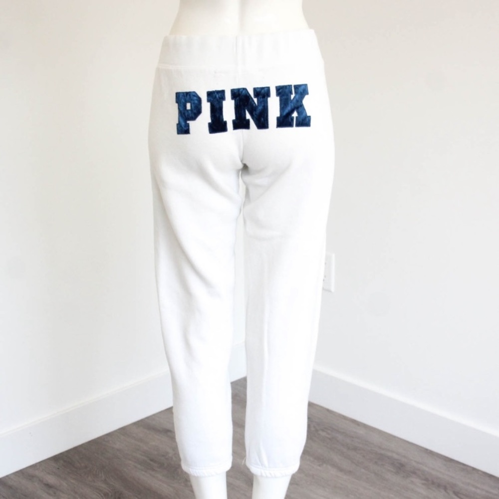 Victoria Secret Pink White jogger “my fav sweats”